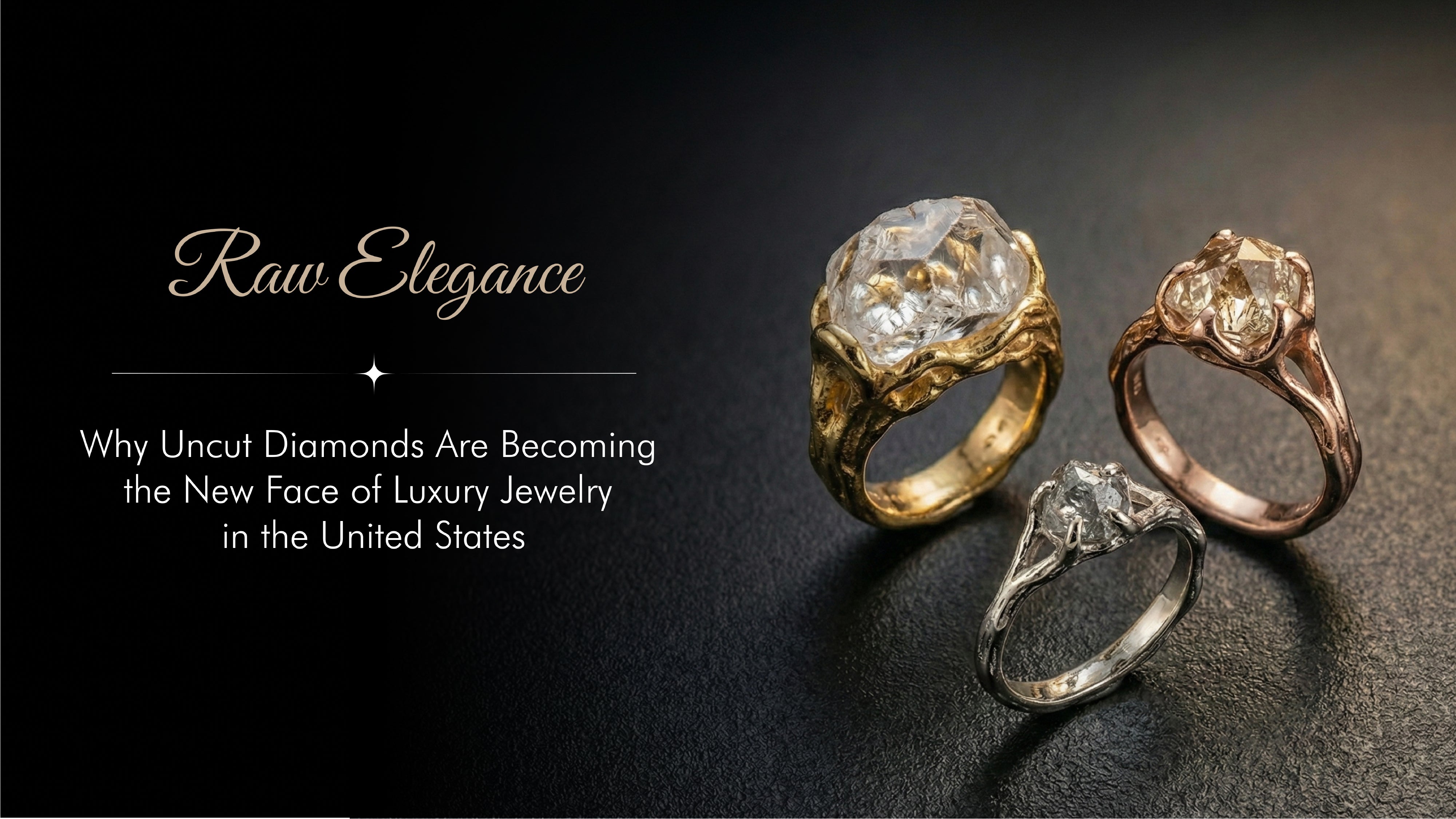 Raw Elegance: Why Uncut Diamonds Are Becoming the New Face of Luxury Jewelry in the United States