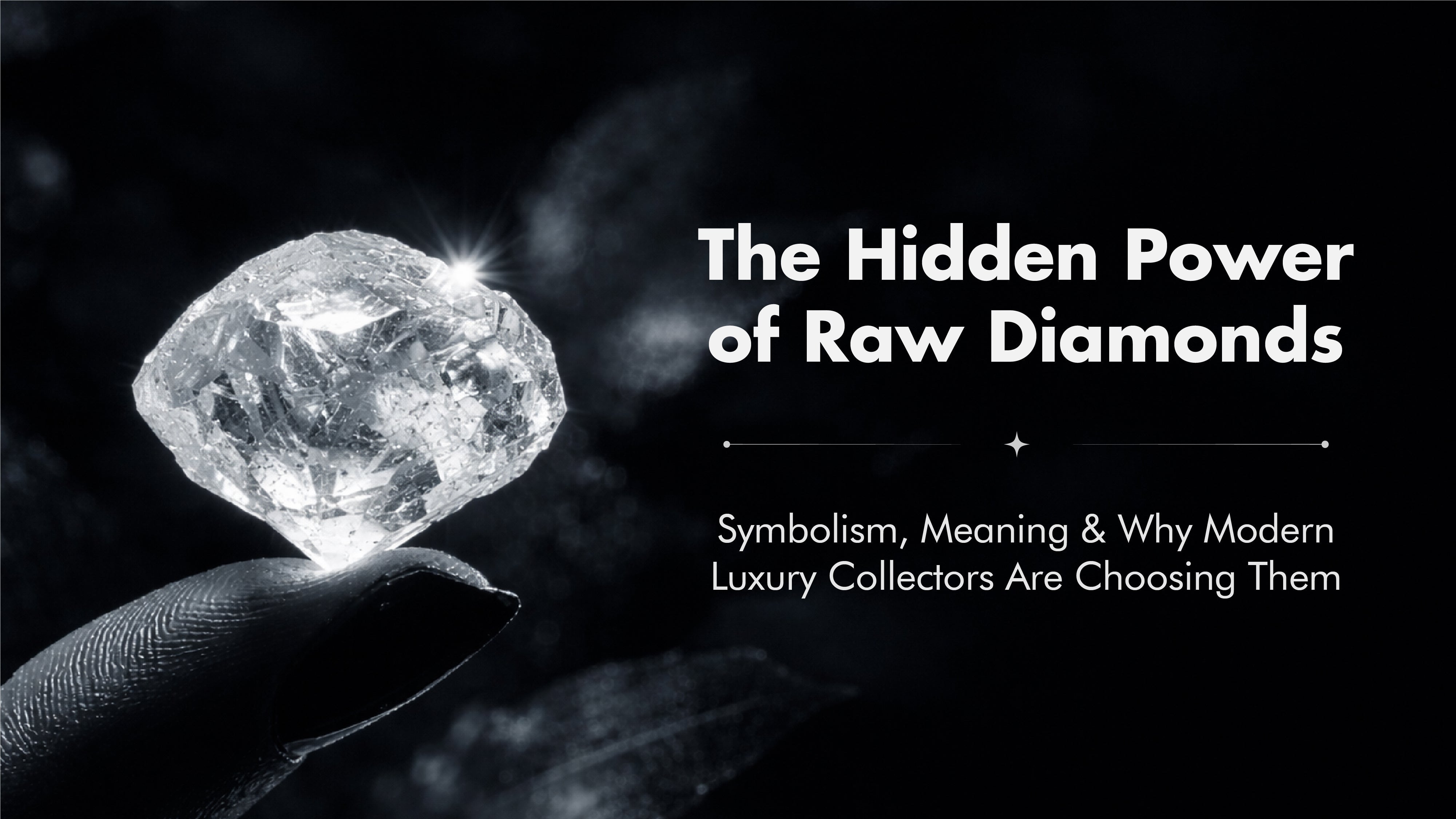 The Hidden Power of Raw Diamonds: Symbolism, Meaning & Why Modern Luxury Collectors Are Choosing Them