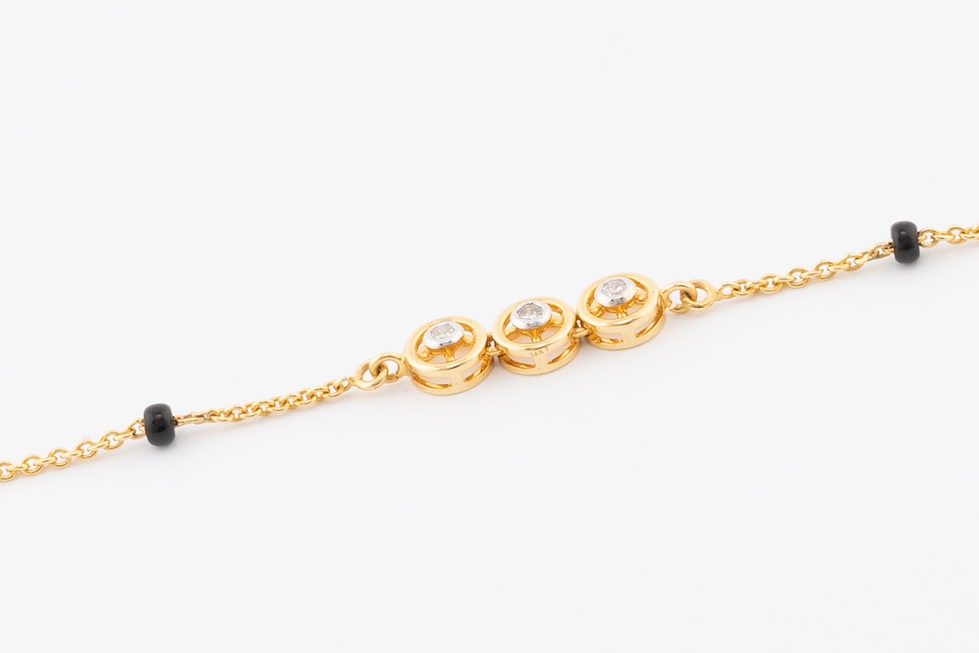Three Stone Diamond Bracelet