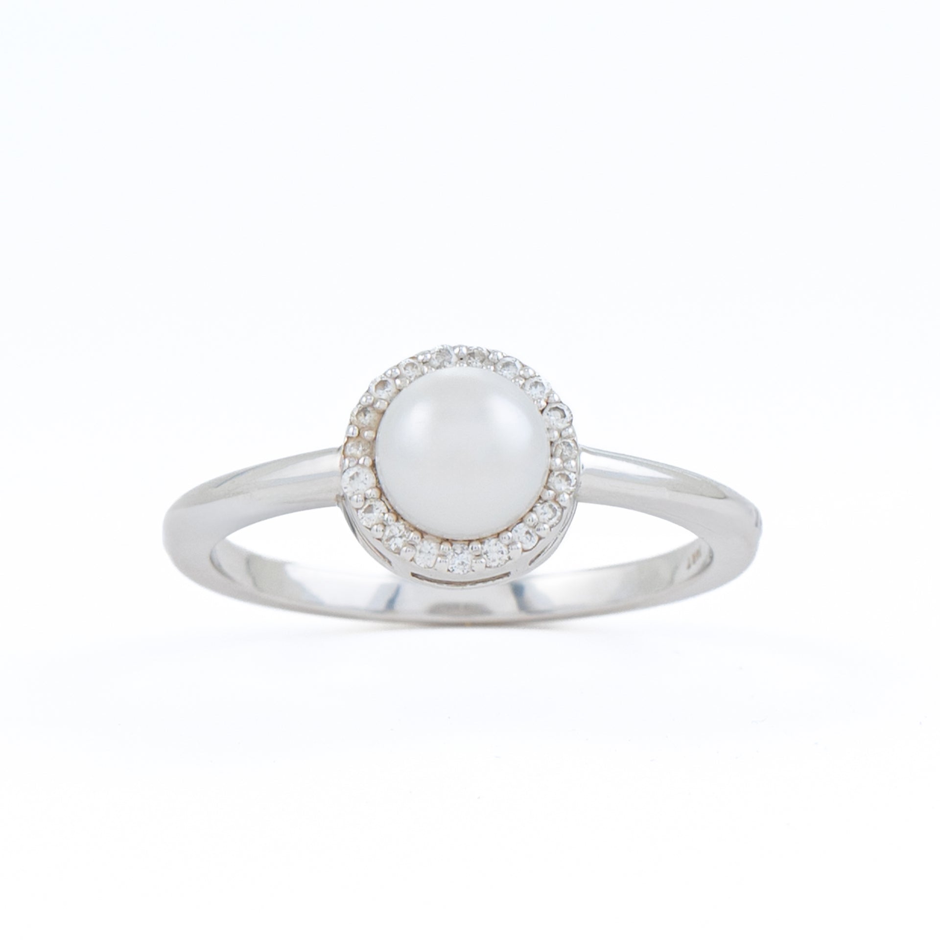 Pearl and Diamond Ring