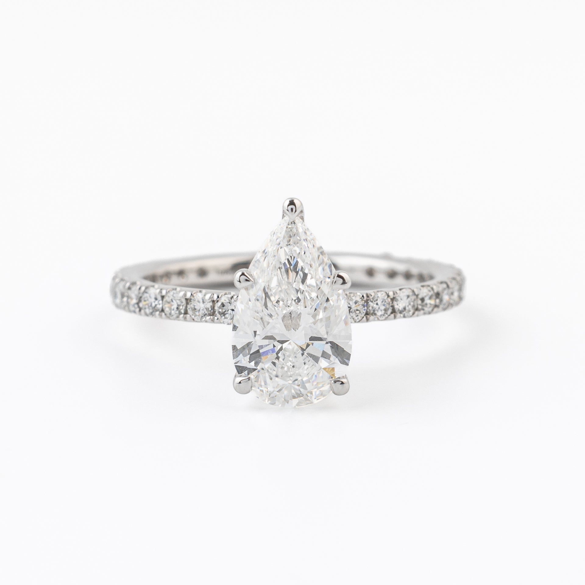Solitaire Pear Engagement Ring
