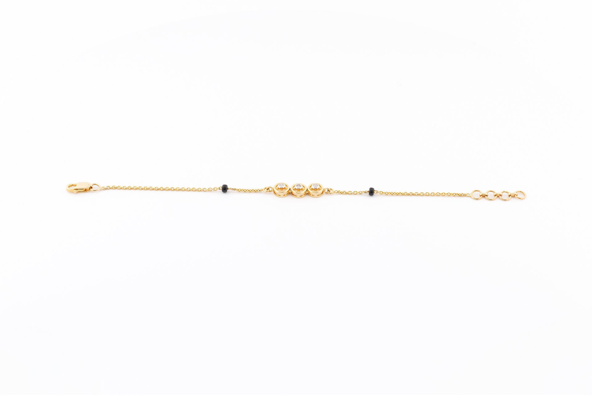 Three Stone Diamond Bracelet