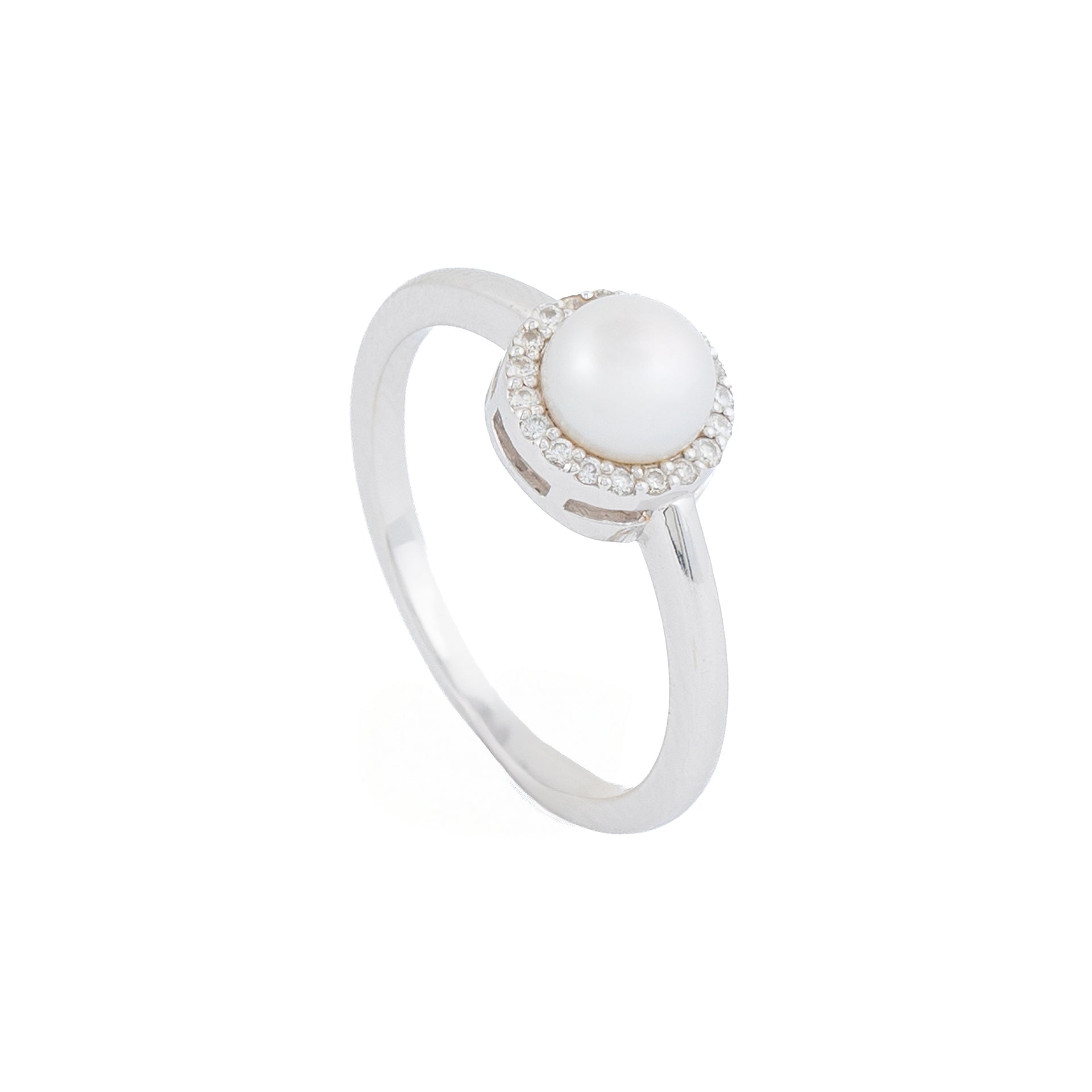 Pearl and Diamond Ring
