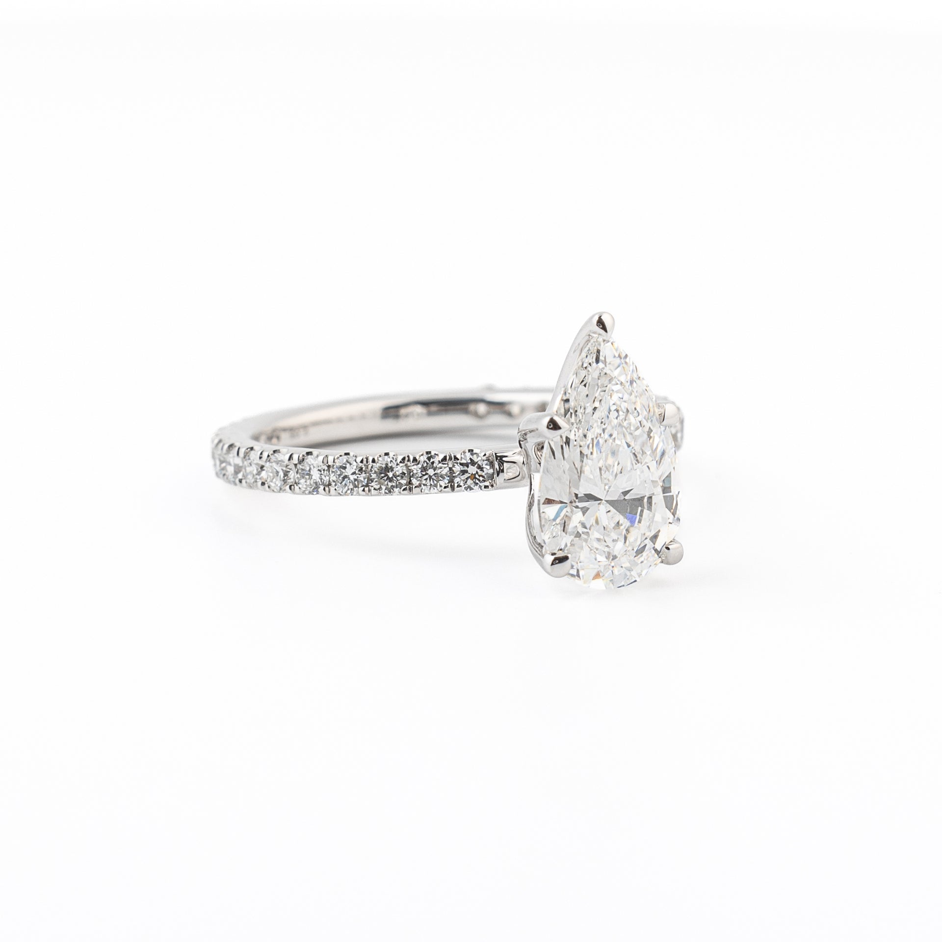 Solitaire Pear Engagement Ring