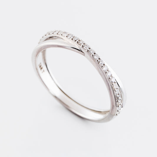 Twist Diamond Ring