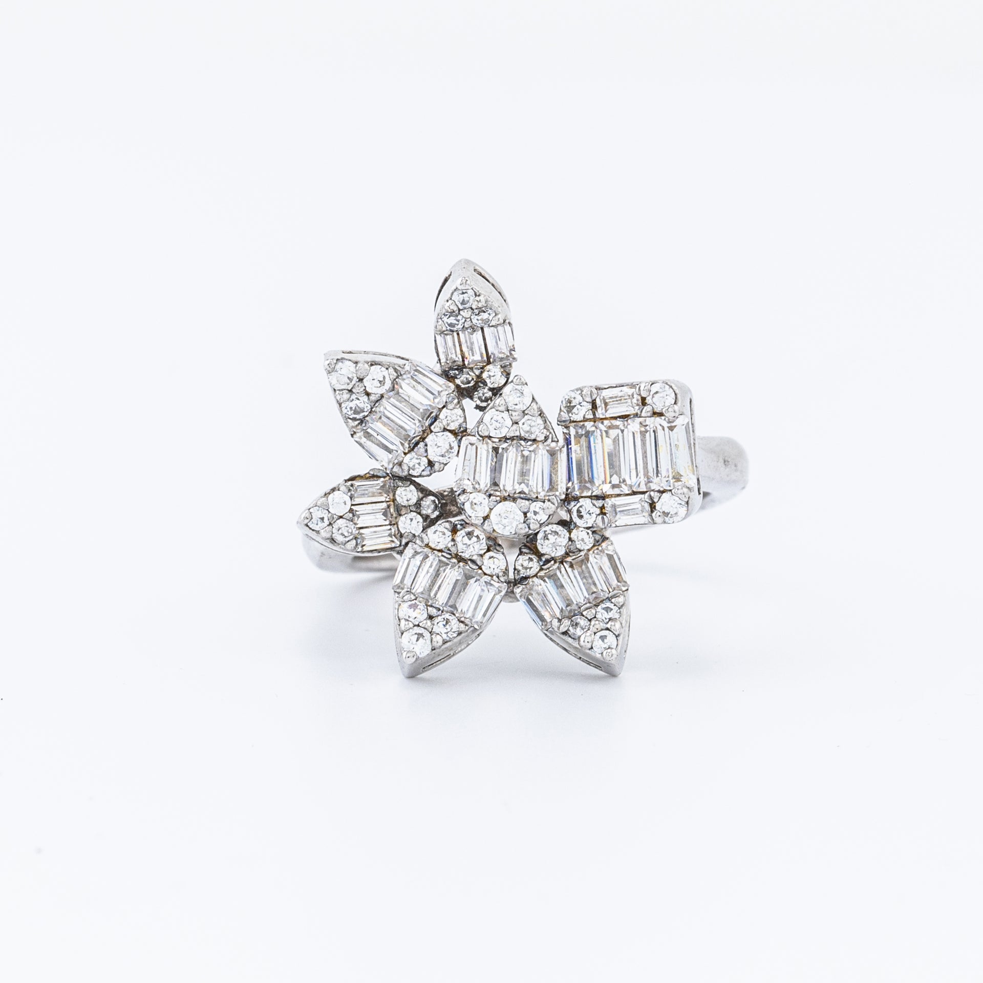 Cluster Diamond Flower Pendant Collection