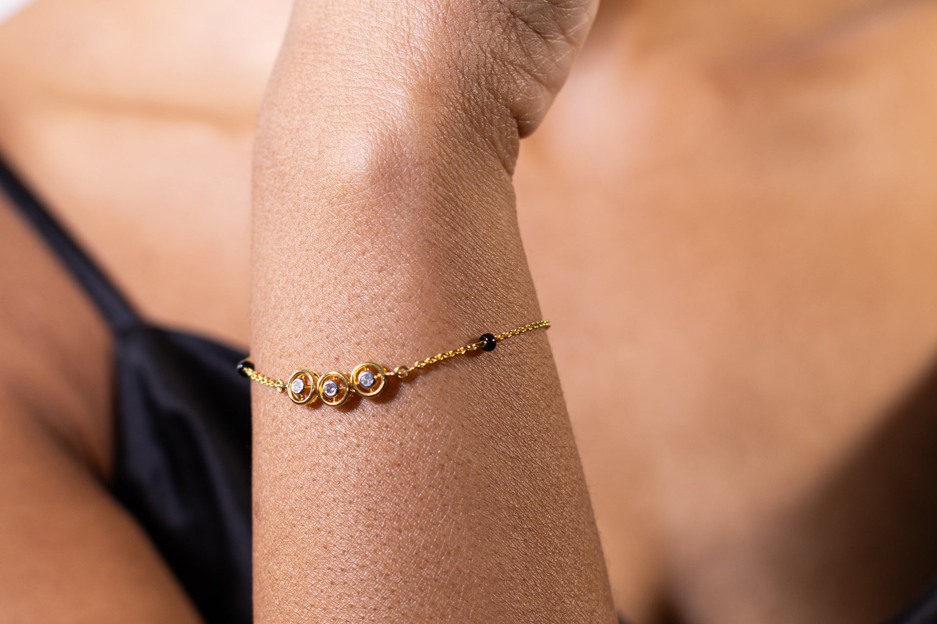 Three Stone Diamond Bracelet