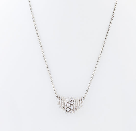 Pear and Round Diamond Pendant Collection