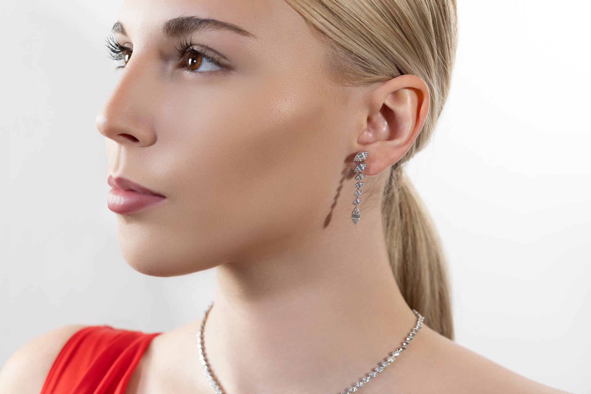 Marquise Diamond V-Drop Collection