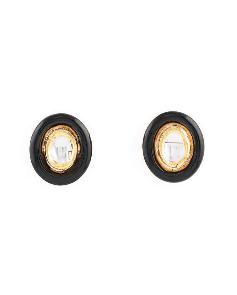 Vian Uncut Diamond Black Enamel Collection