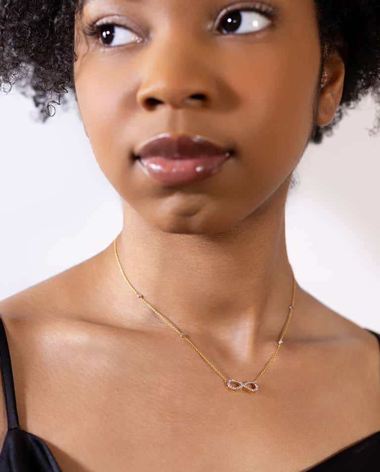 Infinity Diamond Necklace