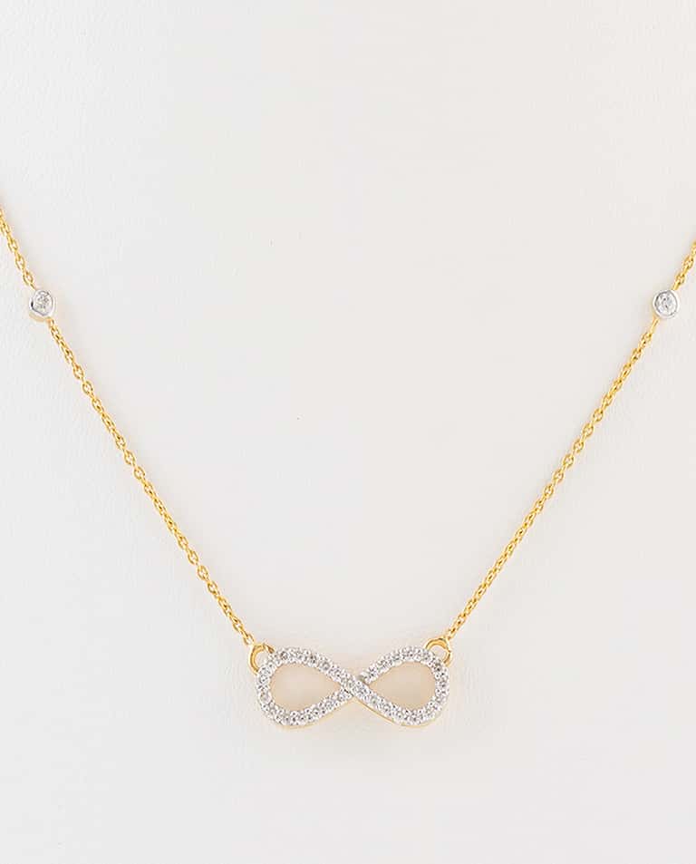 Infinity Diamond Necklace