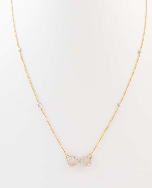 Infinity Diamond Necklace