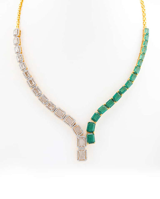 Vian Rose Cut Diamond and Emerald Collection