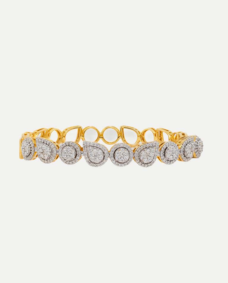 Vian Radiant Cluster Diamond Two Line Collection
