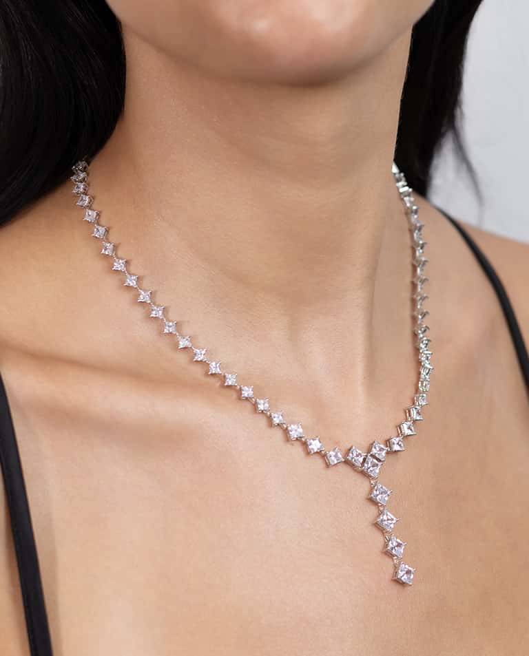 Exquisite Princess Drop Necklace