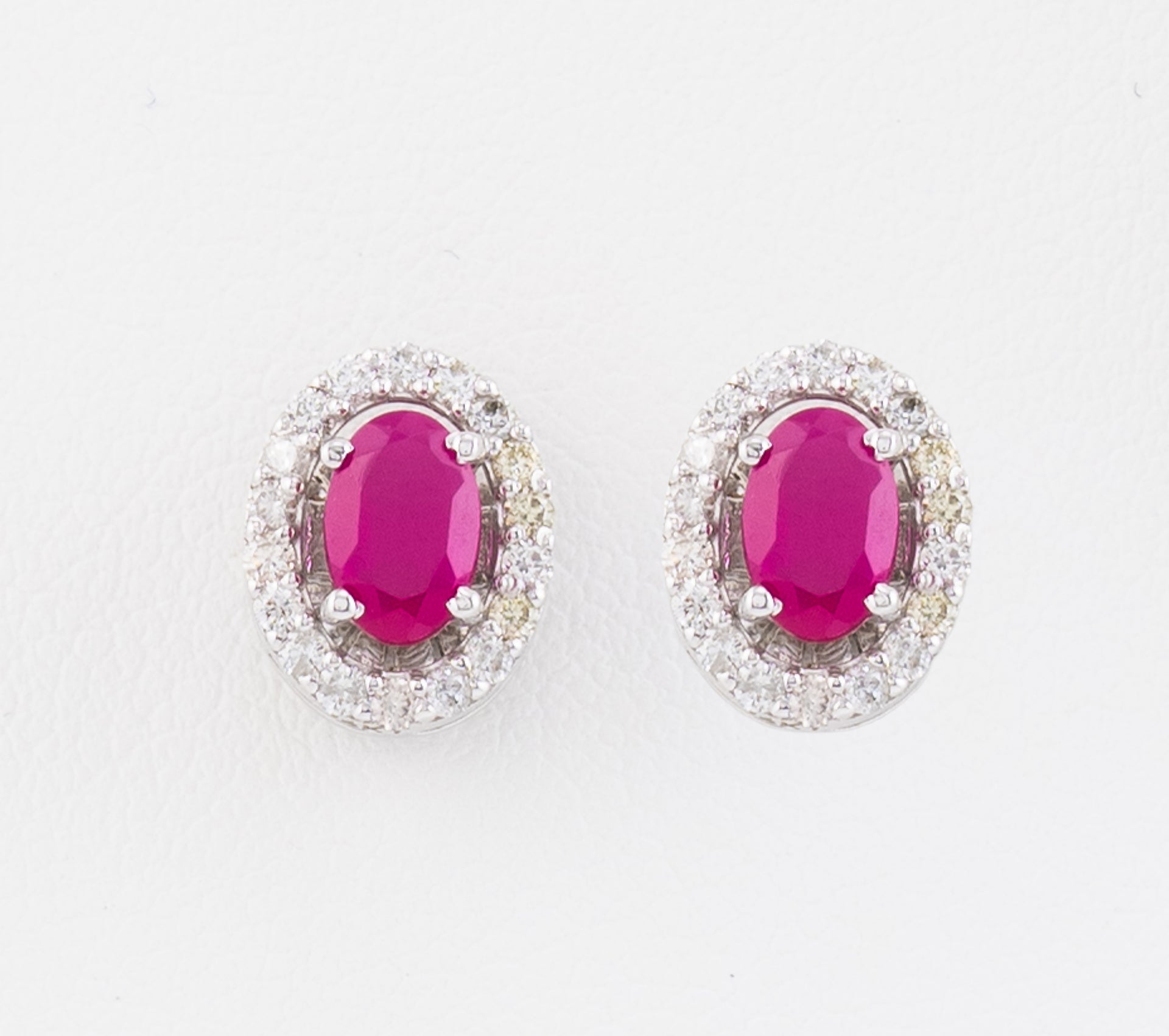 Changeable Stones and Diamond Earrings
