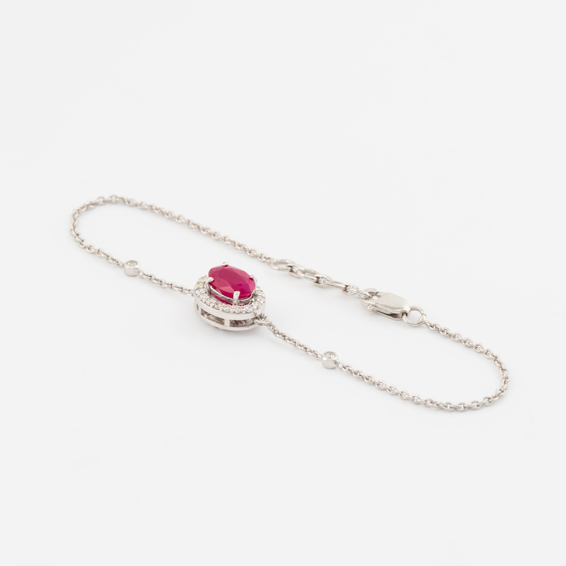 Changeable Stones and Diamond Bracelet