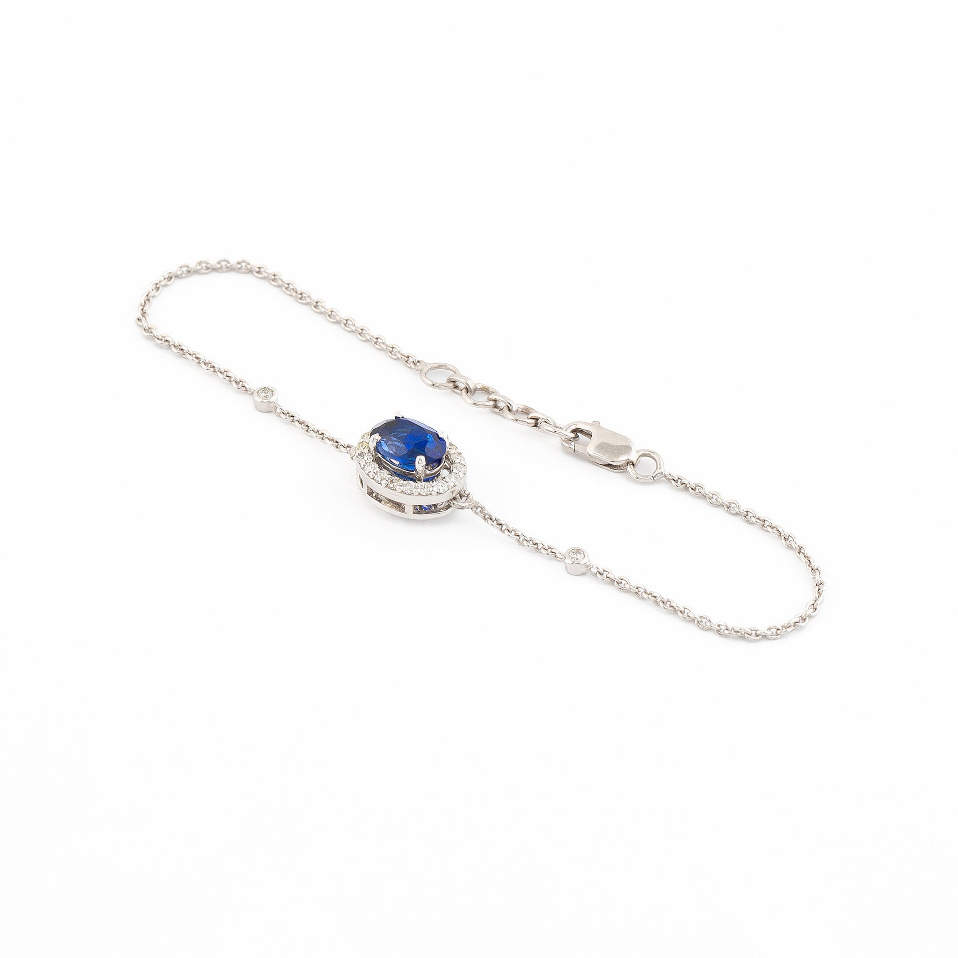 Changeable Stones and Diamond Bracelet