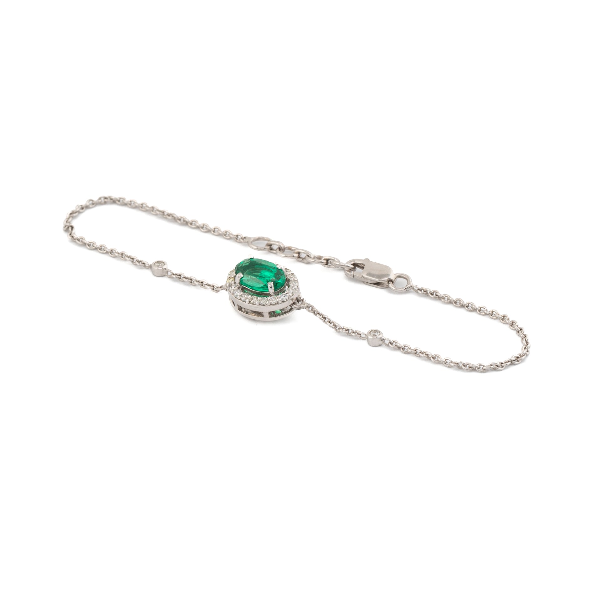 Changeable Stones and Diamond Bracelet