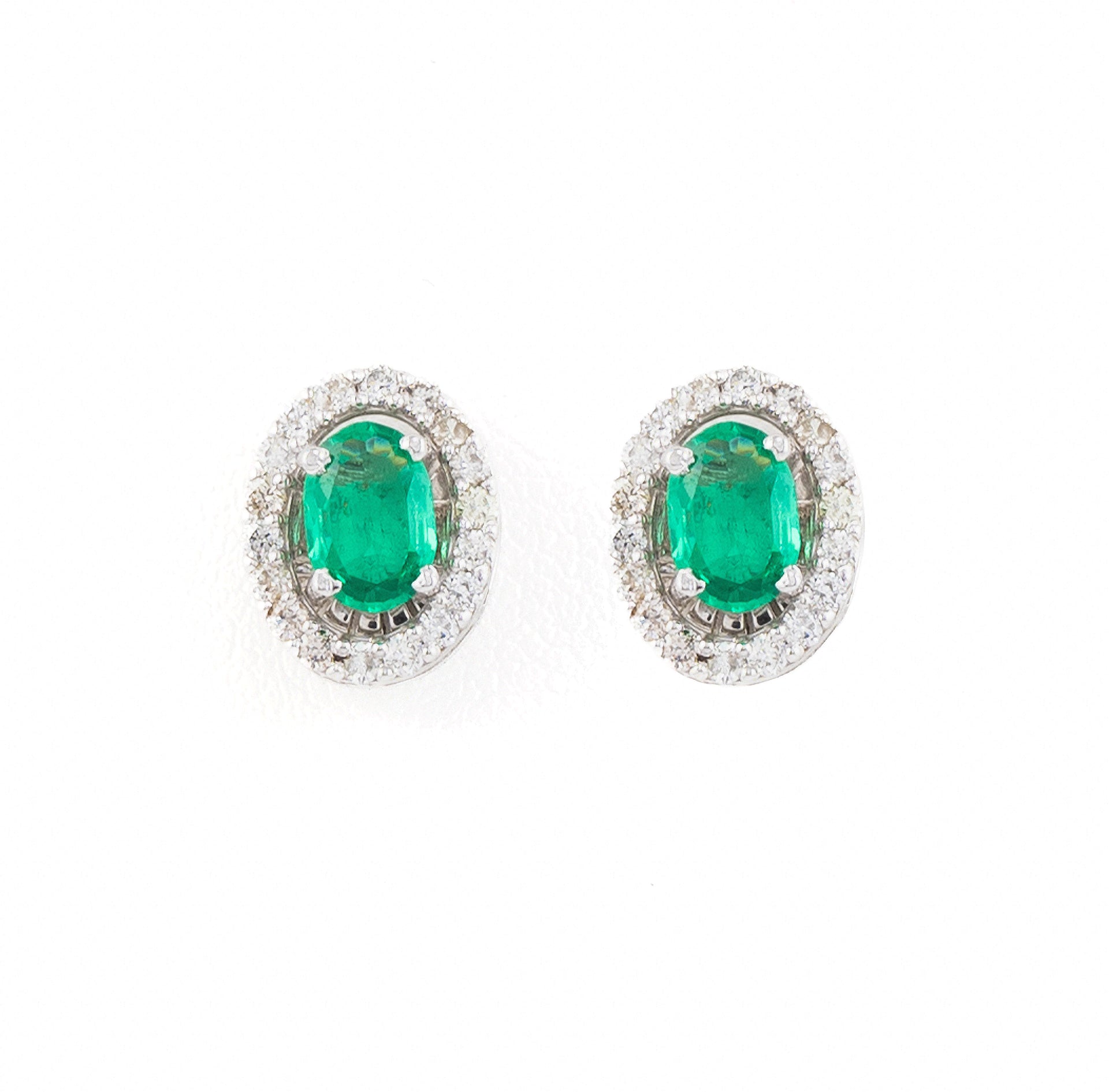 Changeable Stones and Diamond Earrings