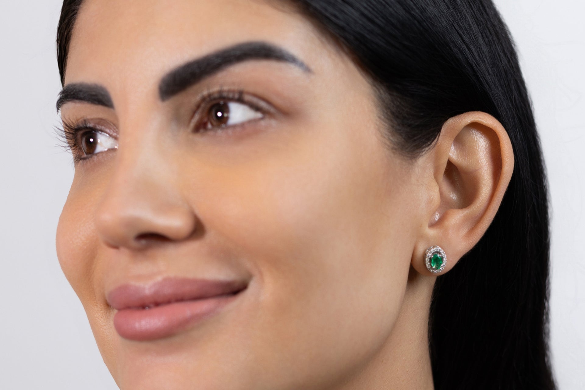 Changeable Stones and Diamond Earrings