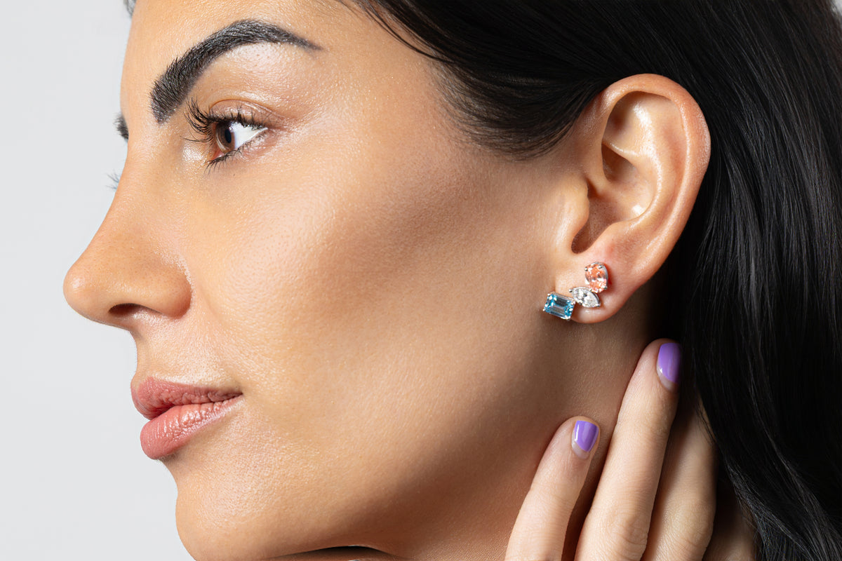 Vian Trio Diamond Earrings