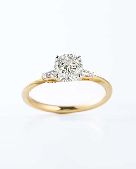 Flower Cluster Diamond Statement Ring