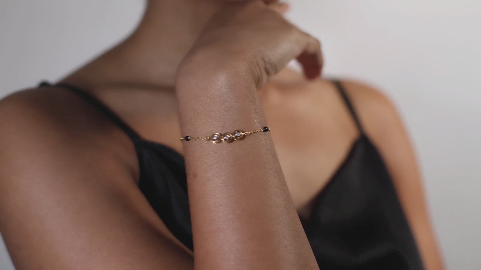 Three Stone Diamond Bracelet