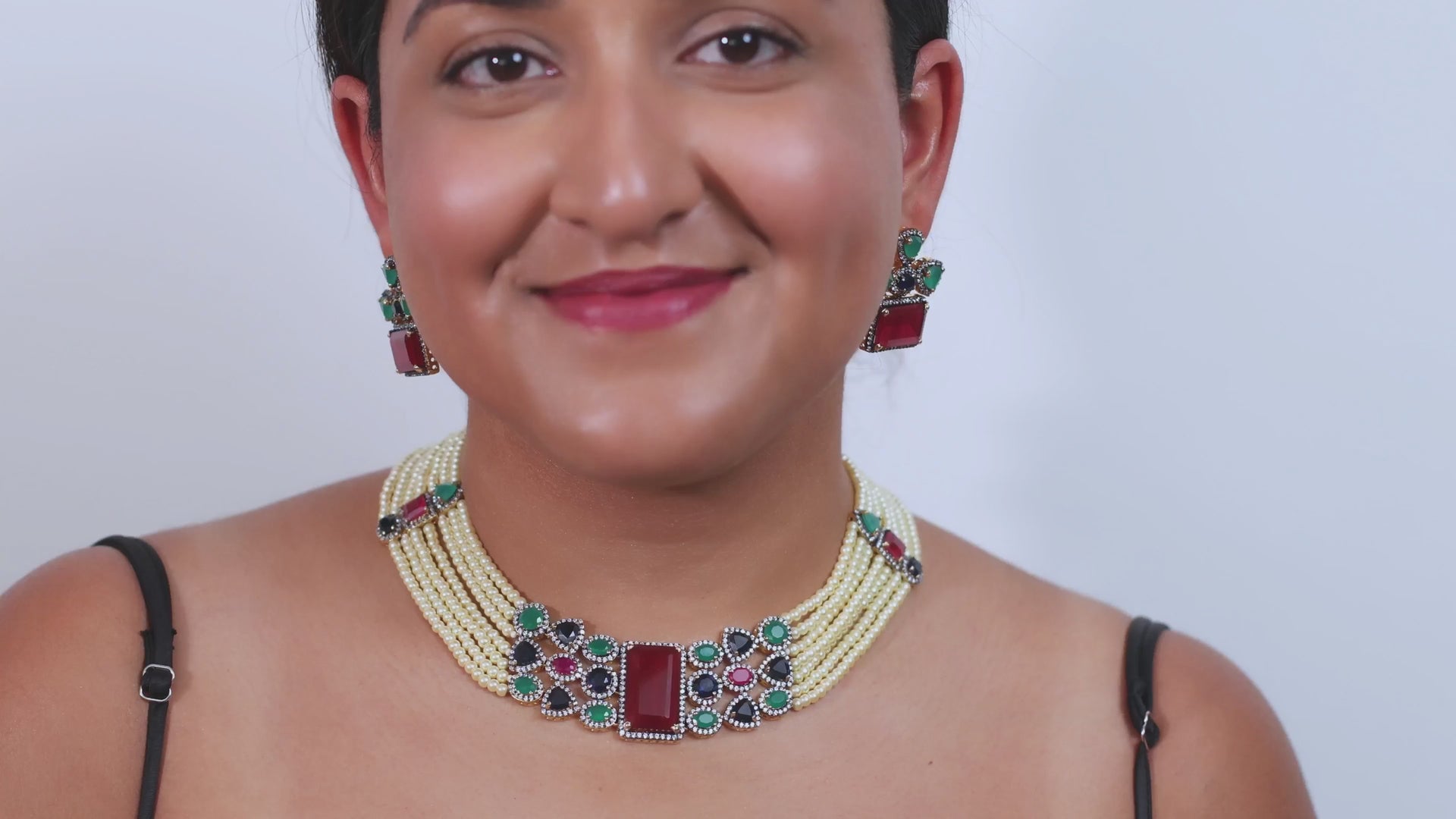 Vian Opulent Gemstone and Multi-Strand Pearl Collection