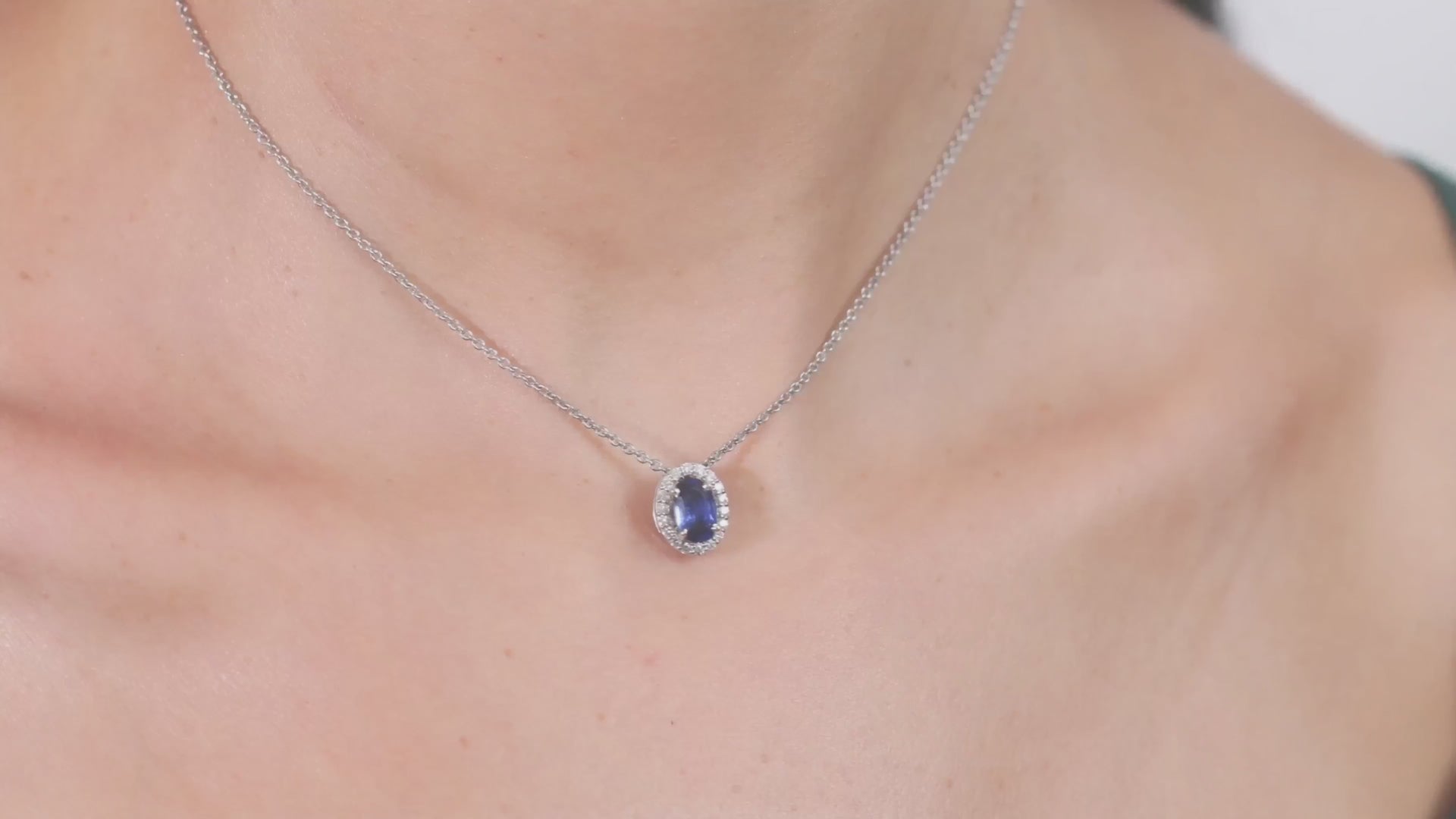 Changeable Stones and Diamond Necklace